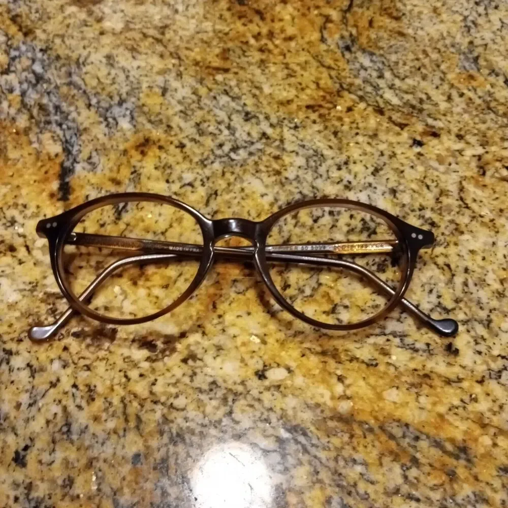 Rare Jean Lafont Jupiter 50 5034 Brown Glasses Frames France